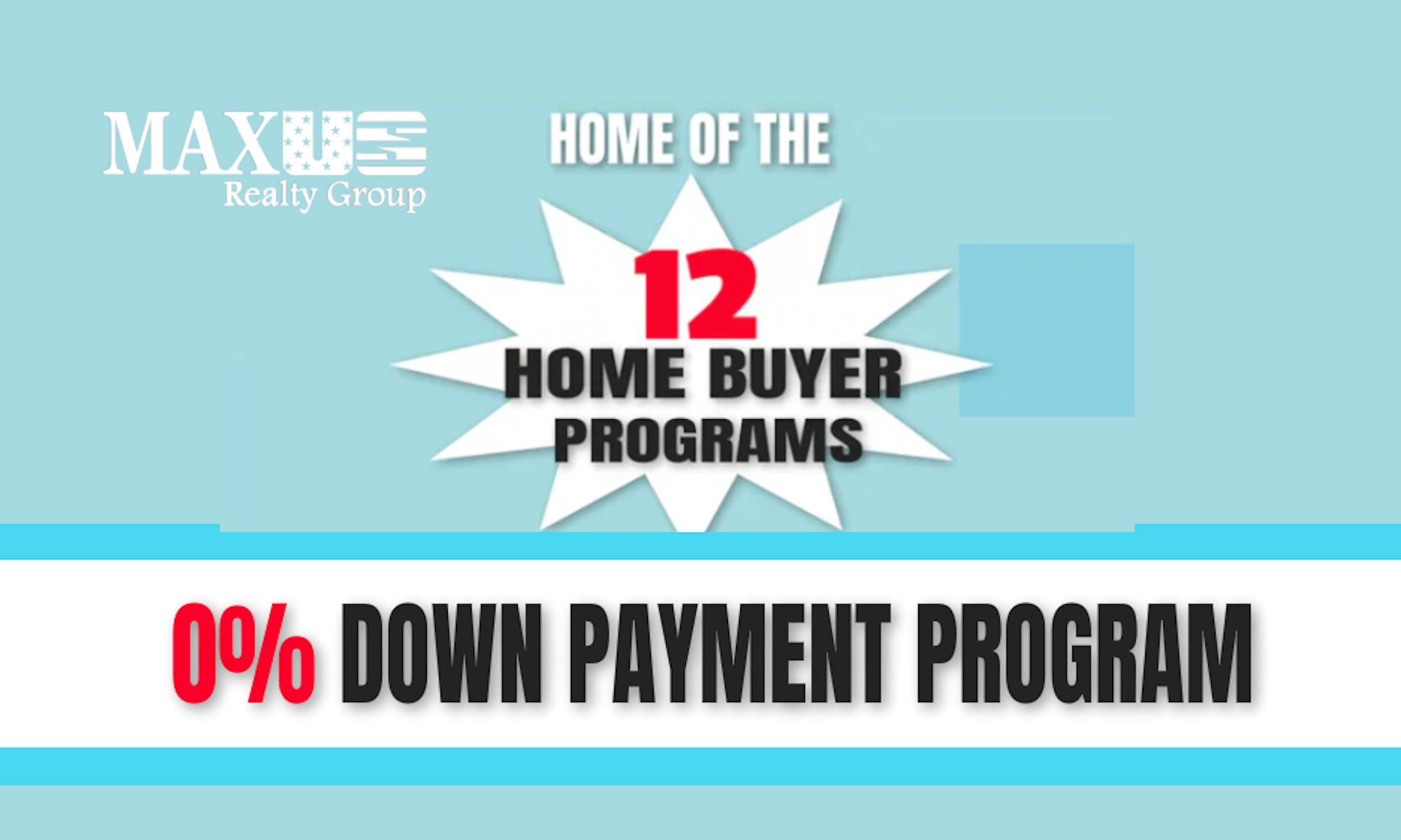 0% down payment program for home buyers